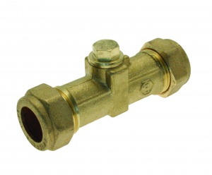 15mm Double Check Valve Brass