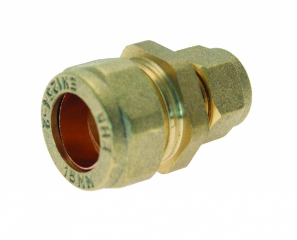 Compression Reducing Coupler 15mm X 10mm