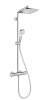 Hans Grohe Crometta E Showerpipe 240 1jet with thermostatic shower mixer