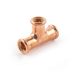 Pressfit Gas 15mm Equal Tee