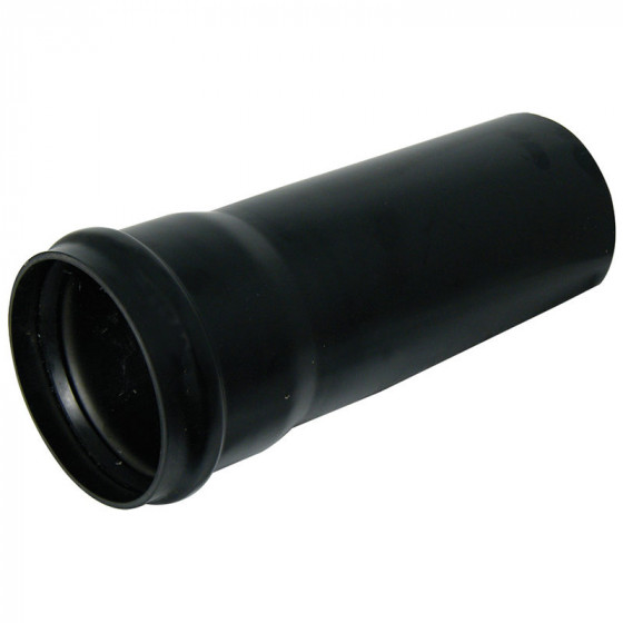 Floplast SP3 3M 110mm Black Soil Pipe Socketed