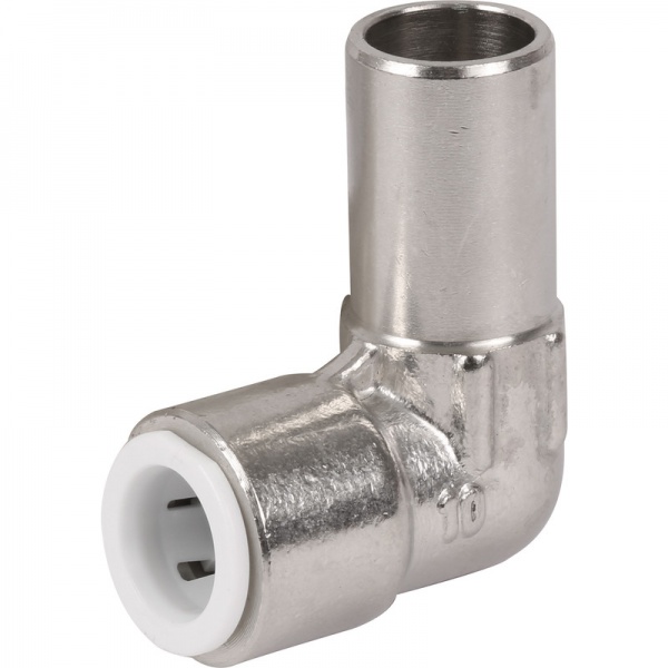 Inta 10mm Pushfit Elbow Nickel