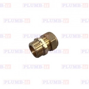 Compression Male Iron Coupling 15mmx1/2''