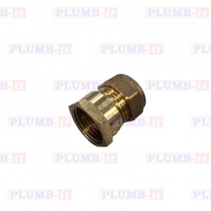 Compression Female Iron Coupling 15mmx1/2''