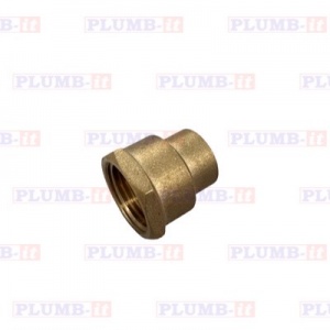 End Feed Female Iron Coupling 15mmx1/2''