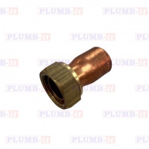 End Feed Straight Tap Connector 22mmx3/4''