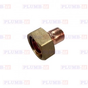 End Feed Straight Tap Connector 15mmx3/4''