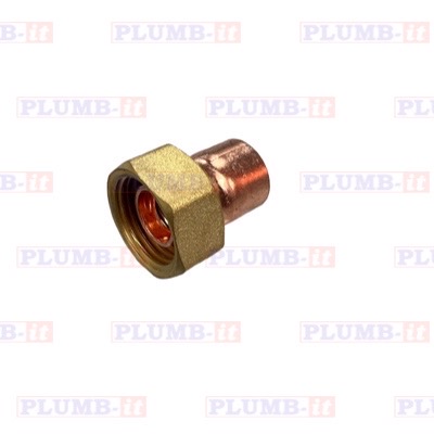 End Feed Straight Tap Connector 15mmx1/2''
