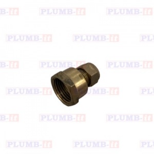 Compression Female Iron Coupling 8mmx3/8''