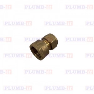 Compression Female Iron Coupling 8mmx1/4''