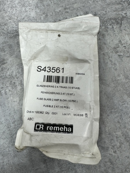 Remeha 2 Amp Glass Fuse Pk 10