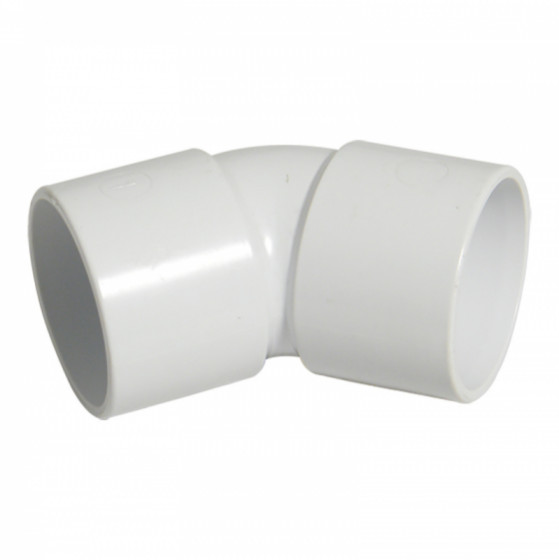 Floplast WS19 40mm White Abs 135 Bend