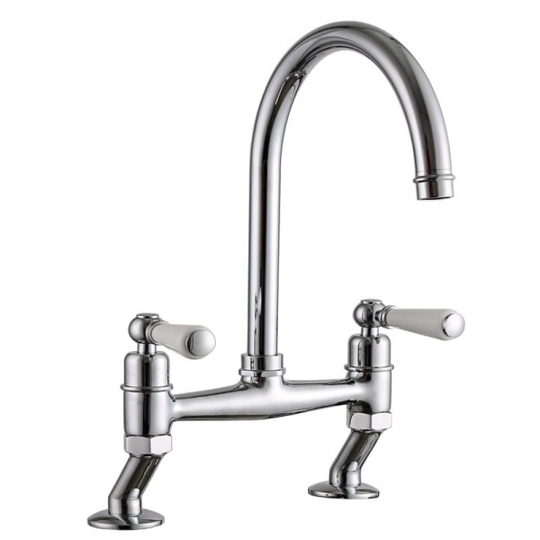 Sterling Dephini Bridge Sink Mixer Chrome Plated