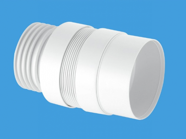 Mcalpine EXTB-F 90mm  Flexible Pan Connector Extension 95mm - 195mm