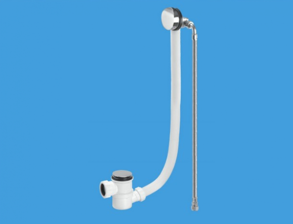 Mcalpine HC2650UK-FIL-1M Bath Filler With Trap And Overflow 1M