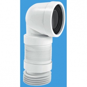 Mcalpine WC-CON8F Flexible 90Deg Wc Conn (230mm-390mm)