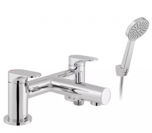 Vado Metiz Deck Mounted Bath/Shower Mixer & Shower