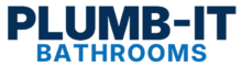 plumb it bathrooms logo website header balanced transparent